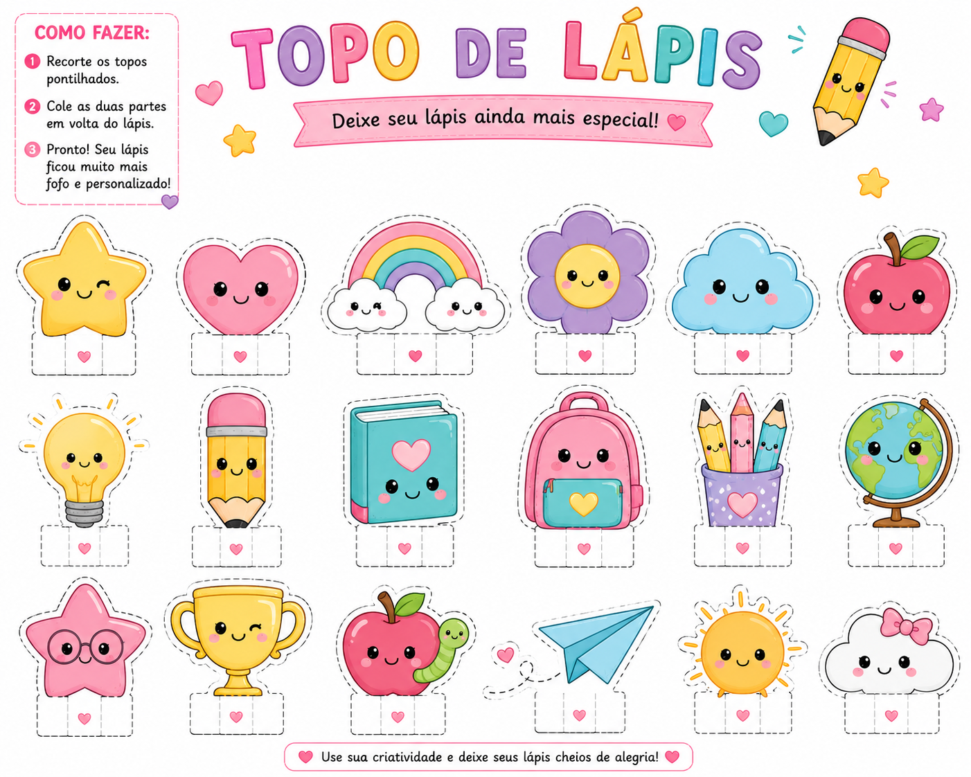Topo de lápis